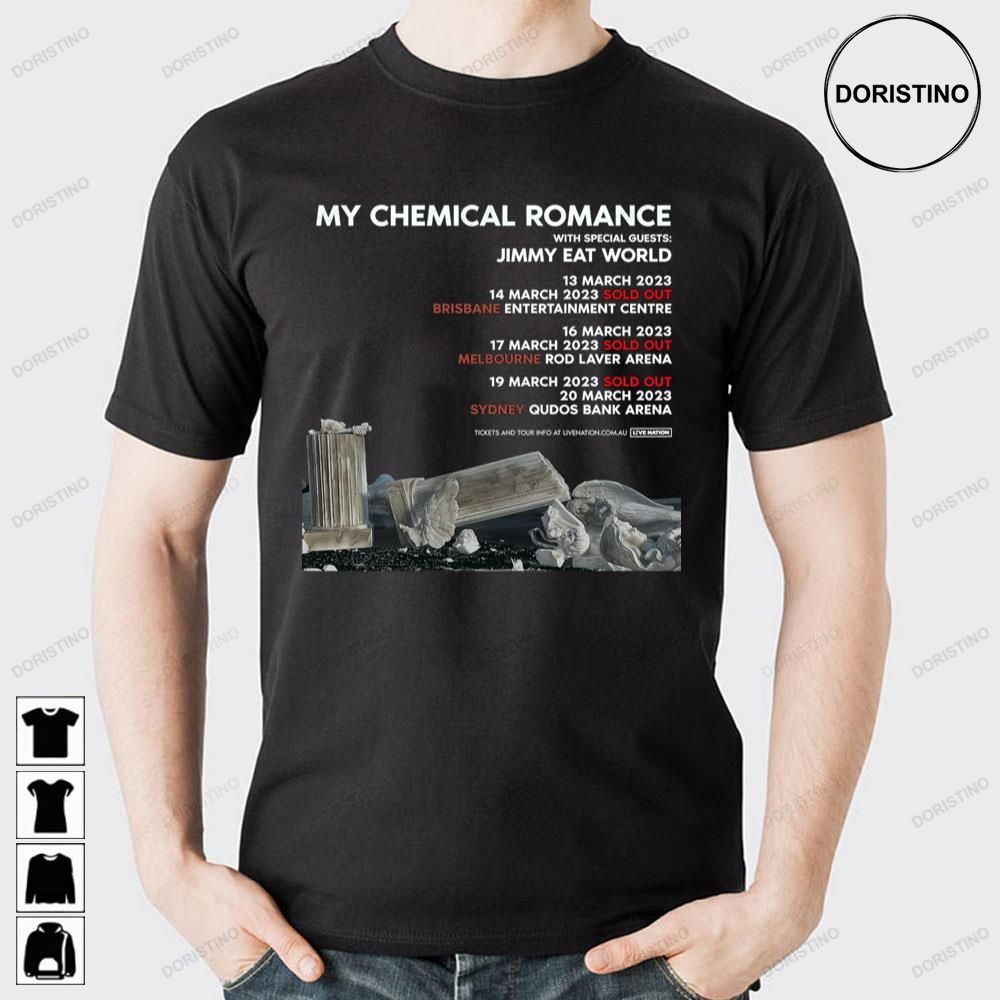 Jimmy Eat World With My Chemical Romance 2023 Tour Awesome Shirts